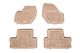 Λαστιχένια πατάκια Rezaw Plast για Volvo S60 / V60 / XC60 (2008+) - τύπου σκαφάκι - μπεζ - 4τμχ.