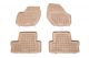 Λαστιχένια πατάκια Rezaw Plast για VOLVO S60 / V60 / XC60 (2008-2017) - τύπου σκαφάκι - μπεζ - 4τμχ.