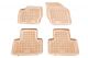 Λαστιχένια πατάκια Rezaw Plast για VOLVO XC90 (2002-2014) - τύπου σκαφάκι - μπεζ - 4τμχ.