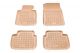 Λαστιχένια πατάκια Rezaw Plast BMW σειρά 3 E46 (1998-2005) / E90 / E91(2004-2013) - τύπου σκαφάκι - μπεζ - 4τμχ.
