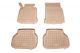 Λαστιχένια πατάκια Rezaw Plast για BMW σειρά 5 E39 (1996-2003) - τύπου σκαφάκι - μπεζ - 4τμχ.