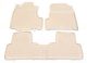 Λαστιχένια πατάκια Rezaw Plast για HONDA CR-V III (2007-2012) - τύπου σκαφάκι - μπεζ - 3τμχ.