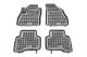 Λαστιχένια πατάκια Rezaw Plast για CITROEN Nemo (2008- 2017) / FIAT Fiorino Van / Qubo / PEUGEOT Bipper (2007-2020) - τύπου σκαφάκι - 4τμχ.