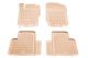 Λαστιχένια πατάκια Rezaw Plast για MERCEDES ML W164 (2005-2011) / GL X164 (2006-2012) - τύπου σκαφάκι - μπεζ - 4τμχ.