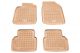 Λαστιχένια πατάκια Rezaw Plast για Saab 9-3 (2002+) - τύπου σκαφάκι μπεζ - 4τμχ.