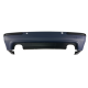 Πίσω προφυλακτήρας για BMW E39 sedan με διπλό diffuser - M5 design με ανοίγματα για parktronic