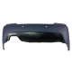 Πίσω προφυλακτήρας για BMW E60 sedan (2003-2007) - M pack design με ανοίγματα για parktronic 24mm