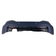Πίσω προφυλακτήρας BMW F32 / F36 με μονό diffuser - M pack design με ανοίγματα parktronic