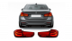 Πίσω φανάρια led για F30 (2011-2015) facelift design - σετ 2τμχ.