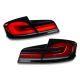 Πίσω φανάρια led για F10 sedan (2010-2013) G30 design φιμέ - σετ 2τμχ.