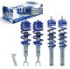 Ρυθμιζόμενη ανάρτηση για Audi A4 B5 (1995-2001) except quattro - μπλε ελατήρια - 4τμχ.