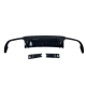 Diffuser Mercedes W204 C-Class (2007-2013) για C63 προφυλακτήρα AMG Style - μαύρο γυαλιστερό