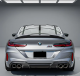 Αεροτομή πορτ μπαγκάζ BMW G16 / F93 (2018+) gran coupe, PSM design - μαύρη γυαλιστερή