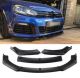 Spoiler εμπρός προφυλακτήρα για Volkswagen Golf 6 R20 - μαύρο γυαλιστερό