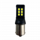 Led λάμπα τύπου BA15S με 28 SMD led 2835 chipset 10-24v - λευκή - 1τμχ.