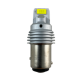 Led λάμπα τύπου BA15S με 2 εξαπύρηνα SMD led και CSP chipset - λευκή διπλή - 1τμχ.