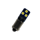 Led λάμπα BA9 με 6 led 3030 CANBUSε κ διαμέτρου αντίθετα- 1τμχ.