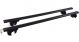 Μπάρες οροφής αυτοκινήτου για ενσωματωμένες παράλληλες μπάρες - 135cm με κλειδί -  μαύρο σετ 2τμχ.