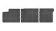 Λαστιχένια πατάκια VW Transporter T5 T6 (2003-2019) - 3 θέσιο για τα πίσω καθίσματα - 3τμχ.