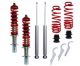 Ρυθμιζόμενη ανάρτηση Vw Golf 4 / Bora / Audi A3 8L (1996-2003) - κόκκινη - 4τμχ.