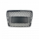 Μάσκα Audi A6 4F (2004-2008) - με πλαίσιο χρωμίου RS Look, χωρίς σήμα