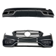 Προφυλακτήρας εμπρός Mercedes C-class W205 (2014+) - AMG look - με diffuser και μπούκες