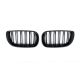 Μάσκα BMW E46 sedan / combi (2001-2006) - Piano Design - 2τμχ.