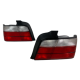 Πίσω φανάρια BMW E36 (1991-1999) 4d sedan - χρωμίου - σετ 2τμχ.