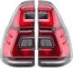 Πίσω φανάρια led Toyota Land Cruiser J120 (2003-2009) - full Led J150 look - κόκκινα / φιμέ τρεχούμενο φλας - σετ 2τμχ.