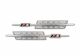 Led φλας BMW E46 / E60 / E90 M-look (2003-2008) - χρωμίου - σετ 2τμχ.