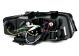 Φανάρια εμπρός Audi A4 (2001-2004) led - μαύρο , με λάμπες (Η1) - σετ 2τμχ.