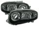 Φανάρια εμπρός για Alfa Romeo 147 (2001-2004) - , μαύρα , χωρίς λάμπες (Η7/H1) - σετ 2τμχ.