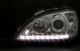 Φανάρια εμπρός led για Mercedes ML W163 (2002-2005) , με λάμπες (Η1) - σετ 2τμχ.