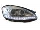 Φανάρια εμπρός Mercedes W221 S-Class (2005-2008) led , με λάμπες (Η1) - σετ 2τμχ.