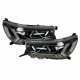 Φανάρια εμπρός Toyota Hilux (2015-2020), led με φώτα ημέρας με H7 / H1 λάμπες - σετ 2τμχ.