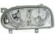 Φανάρια εμπρός angel eyes για Vw Golf 3 R32 design - chrome , με λάμπες (Η1) - σετ 2τμχ.