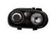 Φανάρια εμπρός angel eyes για Vw Golf IV R32 - μαύρα , χωρίς λάμπες (Η7) - σετ 2τμχ.