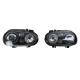 Φανάρια εμπρός Vw Golf IV R32 angel eyes - μαύρα , χωρίς λάμπες (Η7) - σετ 2τμχ.