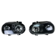 Φανάρια εμπρός για Vw Golf IV R32 - μαύρα , χωρίς λάμπες (Η7) - σετ 2τμχ.