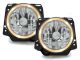 Φανάρια εμπρός angel eyes για Vw Golf II (1983-1993) - chrome ,  χωρίς  λάμπες (Η 4 ) - σετ 2τμχ.