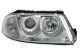 Φανάρια εμπρός Vw Passat B5.5 (2001-2005) angel eyes - chrome , χωρίς λάμπες (Η7) - σετ 2τμχ.