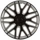 Τάσια Versaco Dakar Black / Silver - 14" σετ - 4τμχ.