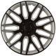 Τάσια Versaco Dakar Black / Silver - 16" σετ - 4τμχ.