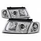 Μπροστινά Φανάρια Set Για Vw Passat 3B 96-00 Projectors Χρωμίου H7/H7 Depo (CAR0003158)