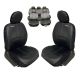 Καλύμματα Αυτοκινήτου Bossi Imperial Universal Δερματίνη Σετ Εμπρός / Πίσω 11 Τεμαχίων Μαύρο 6332 (CAR0005004)