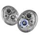Μπροστινά Φανάρια Set Για Mini Cooper (R50/52/53) 01-06 Angel Eyes Χρωμίου H1/H1 JunYan (CAR0005098)