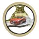 Κάλυμμα Τιμονιού Αυτοκινήτου Δερματίνη Με Γαζιά Μπεζ Small 36cm (CAR0006218)