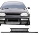 Μάσκα Για Vw Golf III (3) 93-98 VR6 Look Χωρίς Σήμα Μαύρη 1 Τεμάχιο (CAR0007170)