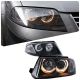 Μπροστινά Φανάρια Set Για Vw Passat 3BG 00-05 Angel Eyes Μαύρα H7/H7 Depo (CAR0009300)