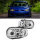 Μπροστινά Φανάρια Set Για Vw Golf IV (4) 97-03 R32 Look Projectors Χρωμίου H7/H7/H3 Depo (CAR0009969)